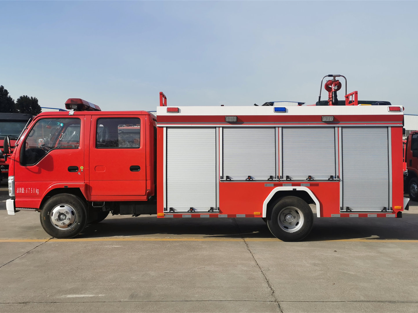 2噸五十鈴泡沫消防車(chē)