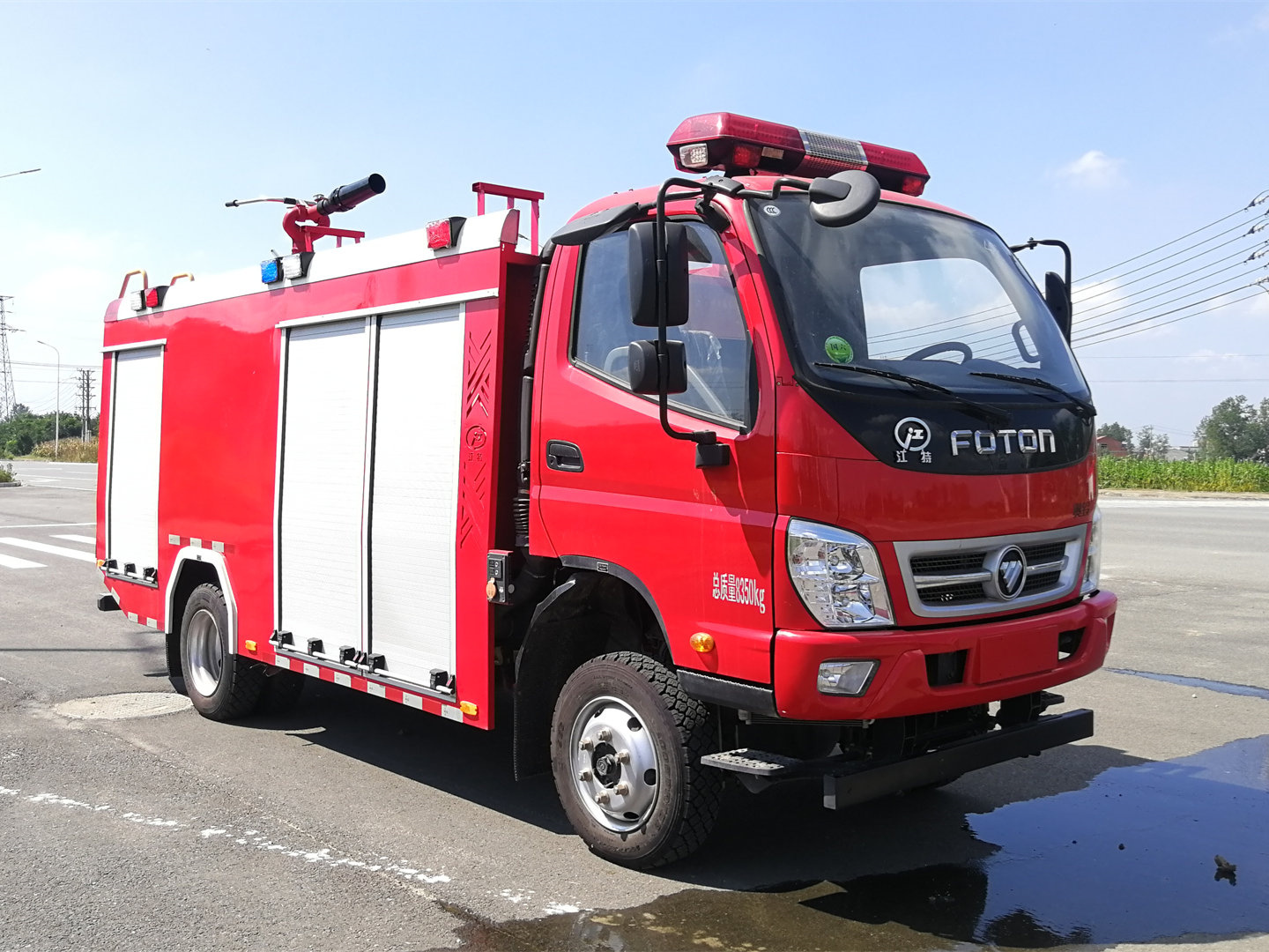 2.5噸福田泡沫消防車(chē)