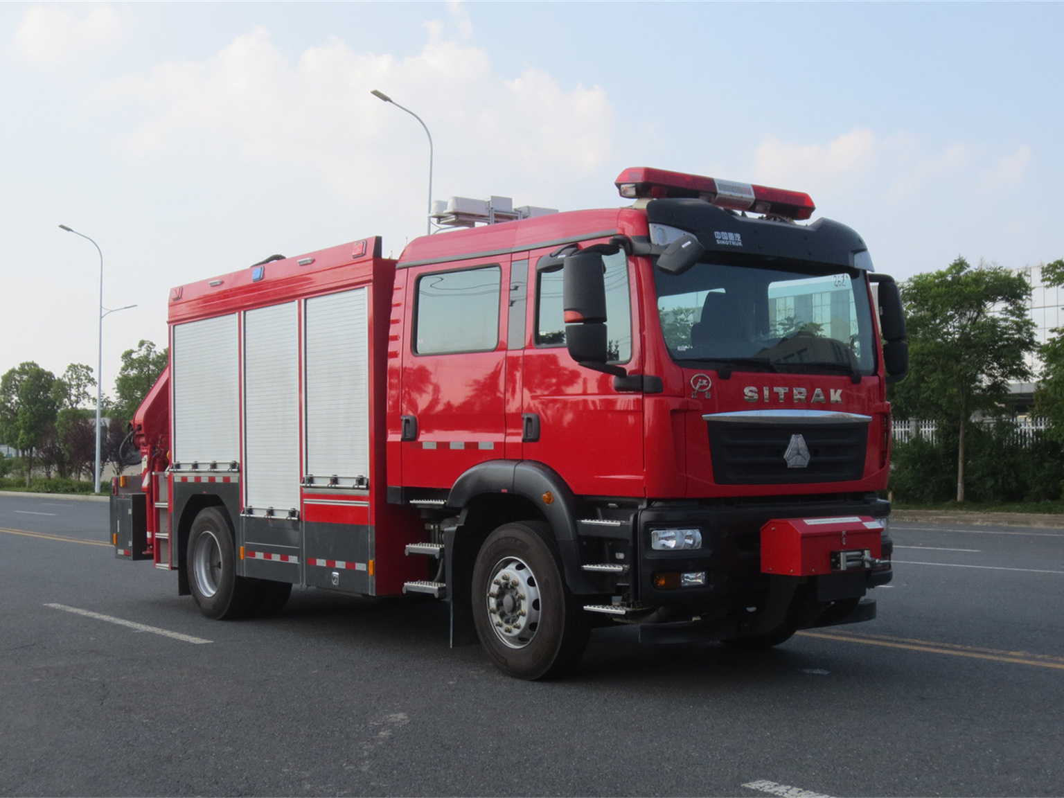 汕德卡單橋搶險(xiǎn)救援車